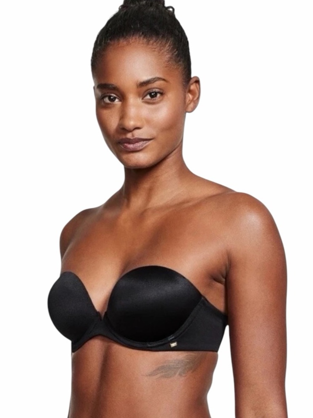 Victoria's Secret Black Very Sexy Push Up Strapless Multiway Bra 36B